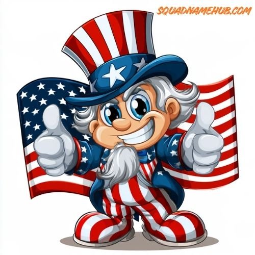 Patriotic 4th of July Team Names