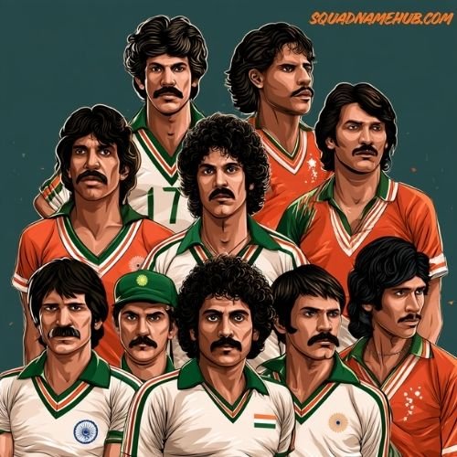 Playing XI in the 1983 World Cup Final